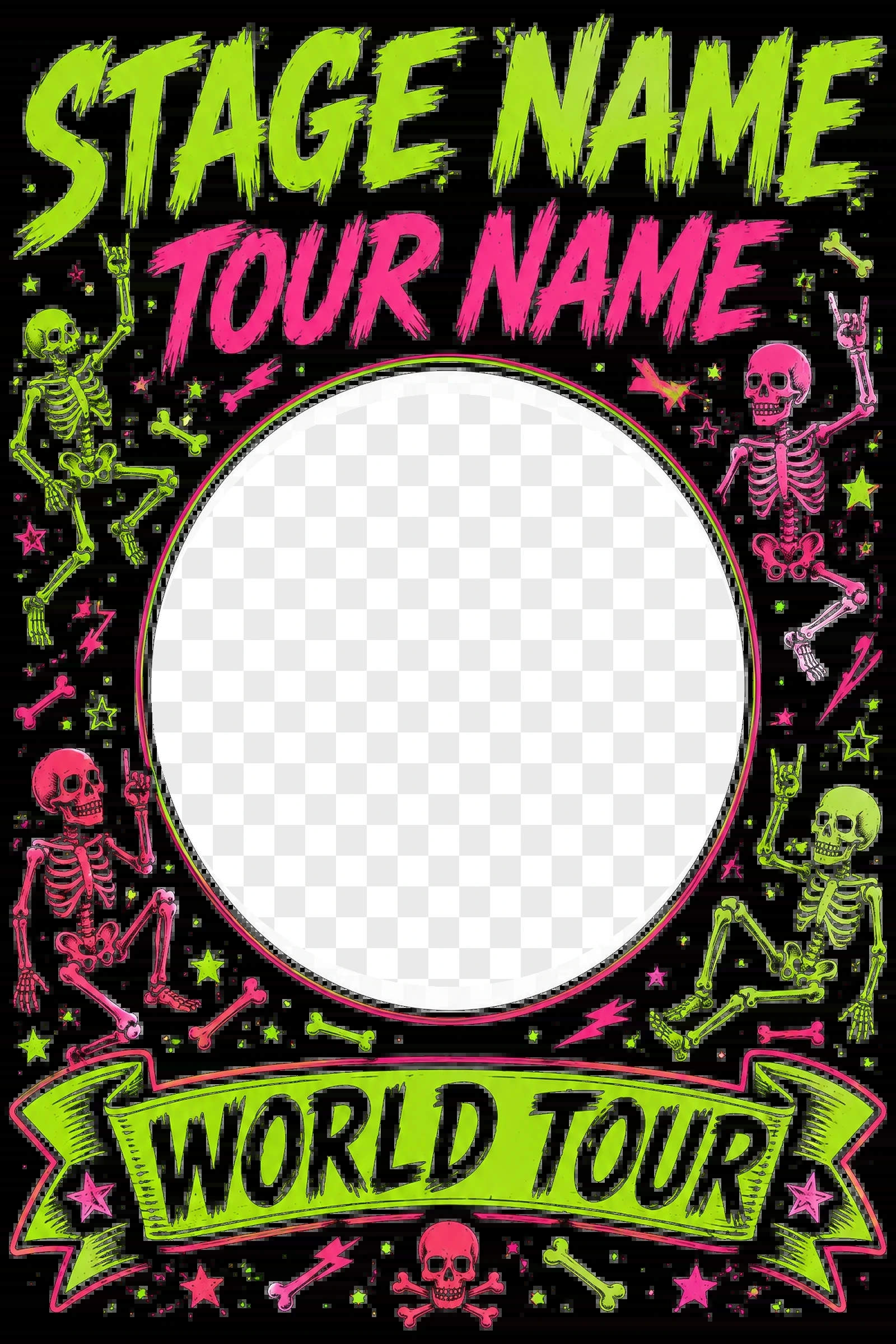 Dayglow Skeletons